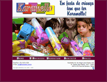 Tablet Screenshot of karamello.com.br